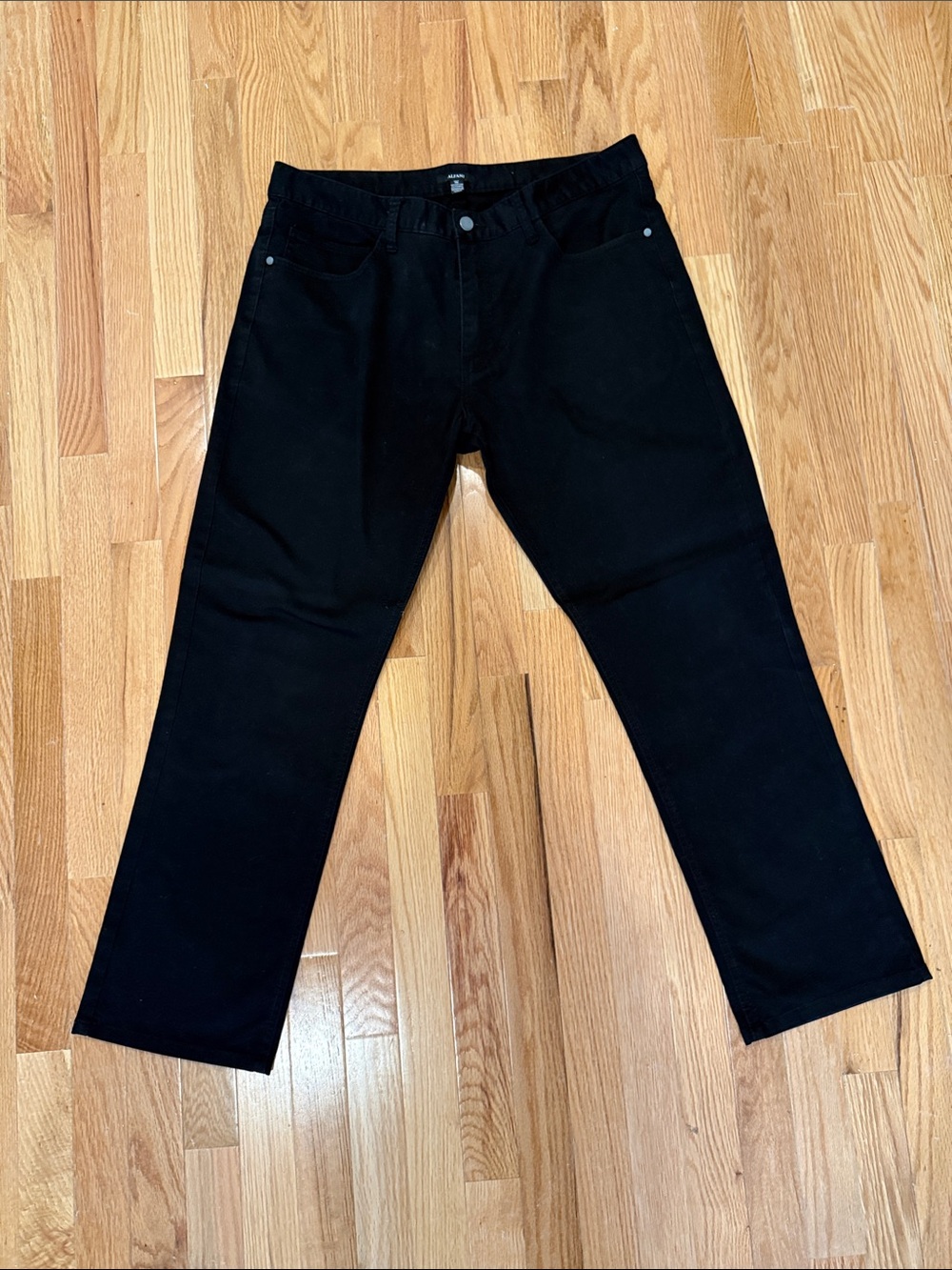 Alfani Black Straight-Leg Jeans